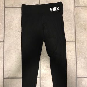 Black FLEECE LINED leggings